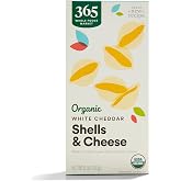 365 by Whole Foods Market, Macaroni And Cheese White Cheddar Shells Organic, 6 Ounce