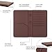Travel Design all in one Travel Wallet - 2 Passport Holder Organizer - Gift box (Brown)