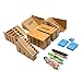 TIME4DEAL 8pcs Skate Park Kit Ramp Parts for Fingerboard Mini Finger Skateboard Fingerboards Ultimate Parks