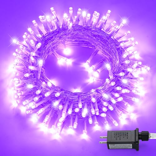 JMEXSUSS Purple Halloween Lights