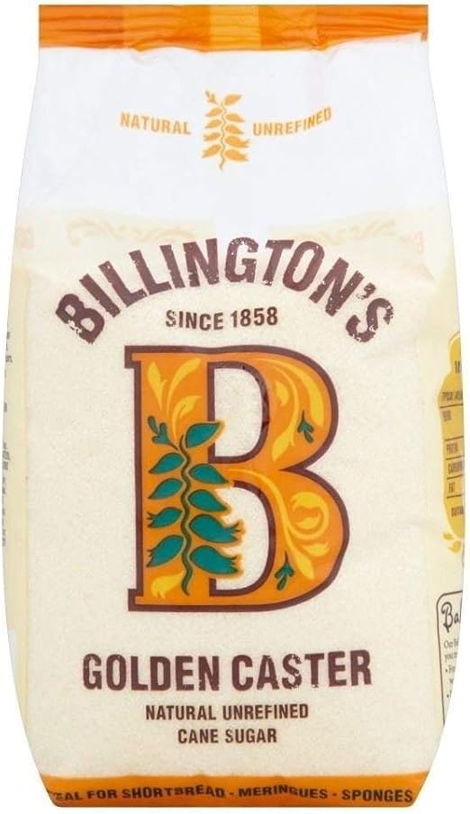 Billington's Natural Golden Caster Unrefined Cane Sugar (1Kg) Amazon