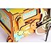 Rolife Dream Hand Crank Music Box with Inner Machine-3D Wooden Puzzle DIY Assemble Toys-Creative Gift for Christmas/Birthday/Valentine's Day for Kids Children Girl Friends (Cello Robot)