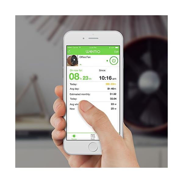 Wemo Switch, Wi-Fi Smart Plug, Control Lights and Appliances From Your Phone, Works with Amazon Alexa - Image 4