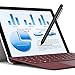 VORCSBINE Active Stylus Pen for Microsoft Surface Pro X/7/6/5/4, Surface Go 1/2, Surface Book, Surface Studio 1024 Level Pressure Sensitivity with MPP Certificate-Black