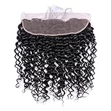 Brazilian Deep Wave Frontal Closure 13x4 Ear To Ear Lace Frontal Closure With Baby Hair Brazilian Virgin Human Hair (18inch)