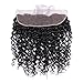 Brazilian Deep Wave Frontal Closure 13x4 Ear To Ear Lace Frontal Closure With Baby Hair Brazilian Virgin Human Hair (18inch)