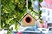 kathson Bird House for Outside Clearance Parakeet Nesting Box Wooden Houses Hanging Wood Breeding Outdoor Parrot Birdhouse Natural Aviary Cage Accessories for Lovebirds Cockatiel Finch Budgie Bluebird