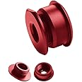 DEWHEL Red JDM Aluminum Manual Shift Cable Bushings Performance Upgrade For Ford FOCUS ST & RS 2013-Present 6 Speed Manual Transmissions