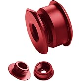 DEWHEL Red JDM Aluminum Manual Shift Cable Bushings Performance Upgrade For Ford FOCUS ST &amp; RS 2013-Present 6 Speed Manual Transmissions