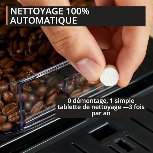 - Harmony - Machine Espresso Automatique Grise - 4 recettes - 15 bars