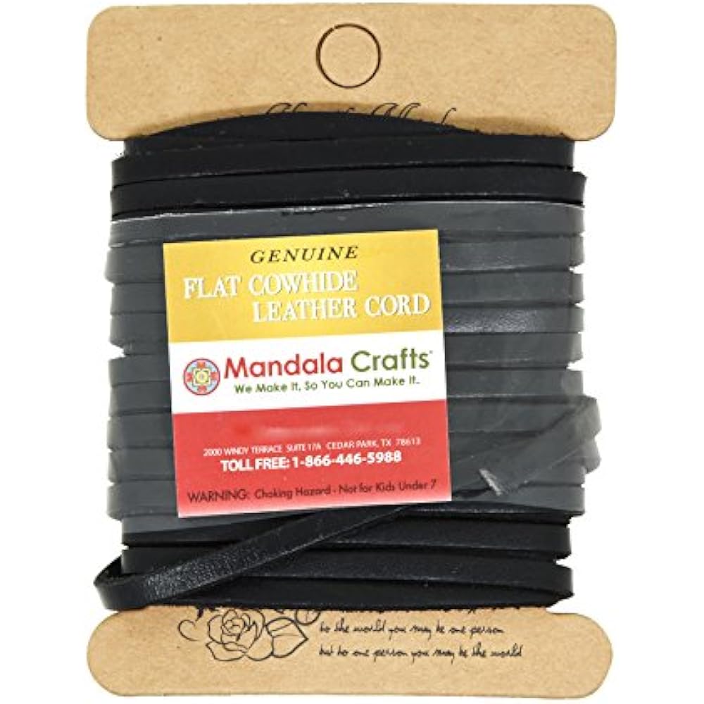 Flat Leather Cord & Lacing Cowhide Genuine String Lace, Rawhide Strip