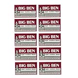 100 BIG BEN Super Stainless double edge razor blades