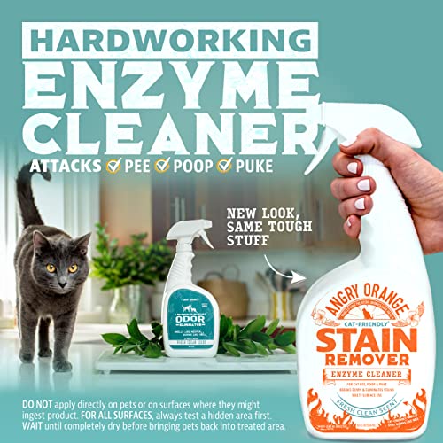 ANGRY ORANGE Cat Urine Odor Eliminator & Stain Remover Stain Cleaner