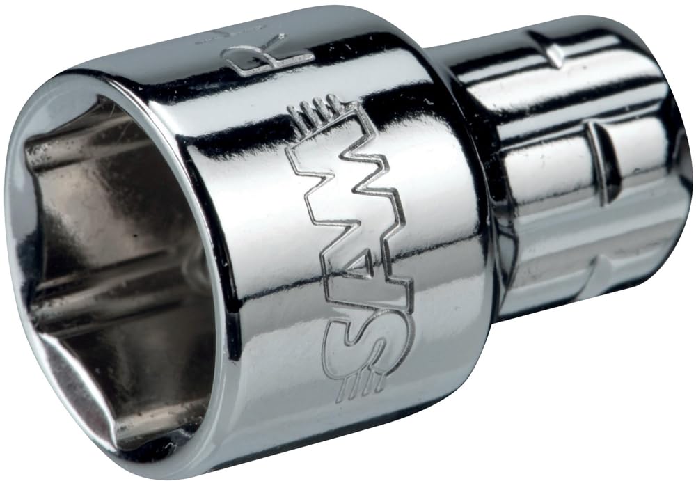 Sam outillage RHS 6-Sided Socket Outlet 4 mm Glossy Chrome