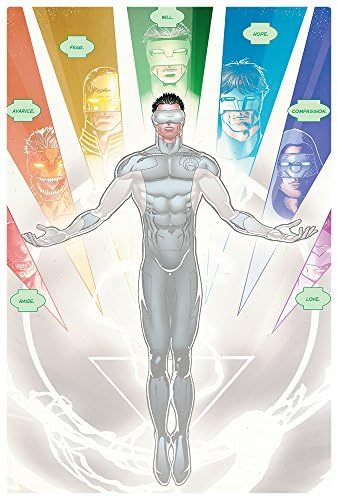 Kyle Rayner White Lantern Green Lantern 12x18 Metal Poster