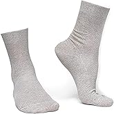 Special Thin Breathable Organic Linen Socks for Men, Pack of 3, Beige, US 10-12, Large