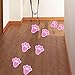 jollylife 24PCS Easter Bunny Paw Prints Home Floor Clings Decals Stickers-Party Decorations Ornaments