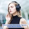 OneOdio Bluetooth Headphones Over Ear [Studio Level Sound Quality ] 80 Hrs Playtime, Bass Boosted, Soft Memory Protein…