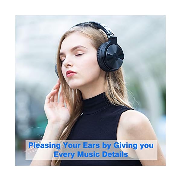 OneOdio Bluetooth Headphones Over Ear [Studio Level Sound Quality ] 80 Hrs Playtime, Bass Boosted, Soft Memory Protein…