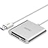 UNITEK Superspeed Aluminum USB 3.0 Multi-in-1 Card Reader for CF/SD/TF Micro SD/SD/MD/MMC/SDHC/SDXC for MacBook Pro Air, iMac, Mac Mini, Microsoft Surface Pro, Lenovo Yoga PC