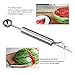 OUNONA Watermelon Slicer Watermelon Corer Stainless Steel and Free Gift Dual-Purpose Melon Baller