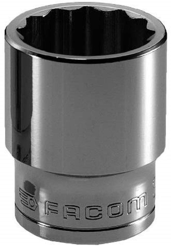 Facom SC.S Socket 0.5-Inch 12-Sided 26 mm Rouge et Noir