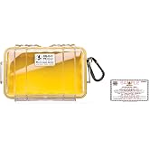 Pelican 1050 Micro Case (Yellow/Clear)