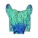 Fin Fun Mermaid Tail Only, Reinforced Tips, NO Monofin, Aussie Green, Size Child 6