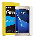SPARIN Galaxy J5 2016 Screen Protector, [2 PACK]Tempered Glass Screen Protector for Samsung Galaxy J5 2016 with [Scratch Resist] [Bubble Free Install] [2.5D Curved Edge] [HD Clear] +