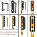 LIRISY M-Lok Picatinny Rail, 5/7/13 Slot Aluminum Picatinny Rail Sections for M-Lok System, Pack of 3 (5/7/13 Slot)