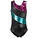 DAXIANG Gymnastics Leotard for Little Girl Rainbow Stripes Ballet Tutu 2-15 Years