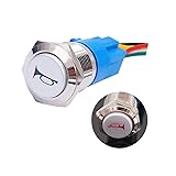 19mm 12V Momentary Speaker Horn Push Button