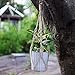 WITUSE Macrame Plant Hangers, Plant Holder, Outdoor Indoor Plant Hangers for Hanging Plants- Cotton Rope (4 Legs, 20 Inches)