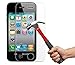 [Rounded] 100% High Quality Anti-scratch 2.5D 9H Tempered Glass Film Screen Protector For Apple iPhone 4 4G 4S