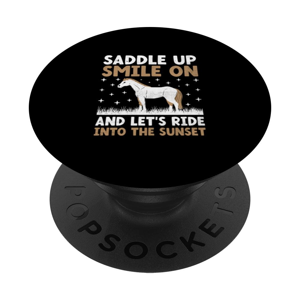 Appaloosa Horse Lover Horses Riding Saddle Up PopSockets Swappable PopGrip