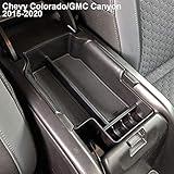 EDBETOS Center Console Organizer Tray for Chevy Colorado GMC Canyon Accessories 2015 2016 2017 2018 2019 2020 Armrest Secondary Storage Glove Box
