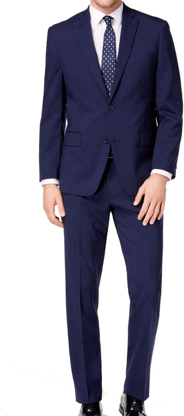michael kors navy suit