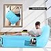 Inflatable Lounger Portable Air Couch Bed Outdoor Inflatable Beach Chair Waterproof & Anti-Air Leaking Inflatable Sofa Hammock with Carrying Bag for Backyard Lakeside Beach Camping, Travelling, Hiking