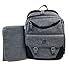 Malencutie Ergonomic Diaper Bag Backpack Water Resistant Multi Pocket with Baby Wipe Refill Container