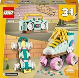 LEGO Creator 3in1 Retro Roller Skate 31148 Mini Skateboard Boom Box Radio view 12