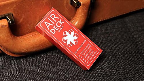 Tiptop Things Limited Air Deck - The Ultimate Travel Playing Cards (Red)