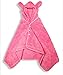 Kal Microfiber Hooded Baby Wrappie Wrap Bathroom drying Robes with 3M Scotchgard Proctecction (Pink)