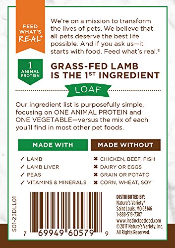 Instinct Limited Ingredient Diet Grain Free Real Lamb Recipe Natural Wet Canned Dog Food by Nature's - //medicalbooks.filipinodoctors.org