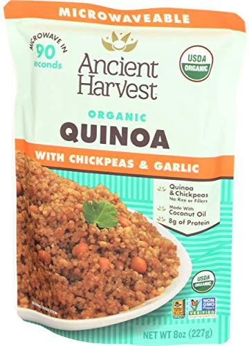 Ancient Harvest Quinoa with Chickpeas & Garlic Organic, 8 oz
