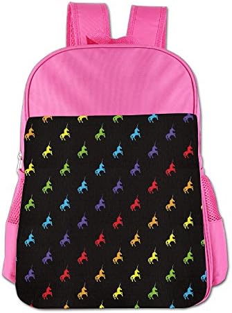CJTRTE Colorful Unicorn Girls&Boys Shoulder Backpack Satchel Bag Bagpack For Kids Students(2Color:Pink,Blue)