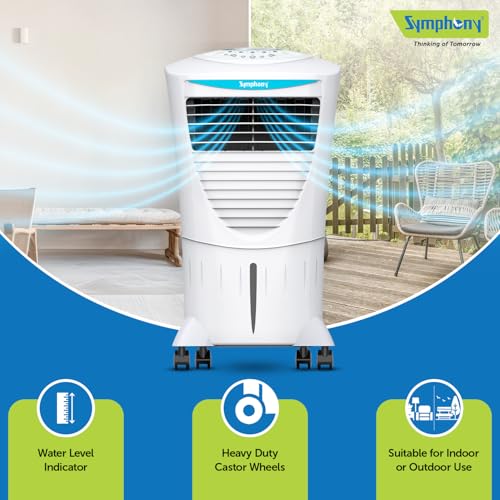 Symphony Enfriador de Aire Evaporativo Portatil de 31 litros Hi Cool i