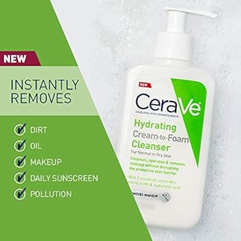 cream to foam facial cleanser