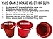Yard Games Giant Yard Pong with Durable Buckets and Balls Including High Strength Carrying Case