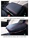 BEHAVE Car Armrest Cover Saver, 1 Piece Armrest Cover Fit for Honda CRV 2013 2014 2015 2016 Central Console Armrest Box CRV (Black with Red Stitches)