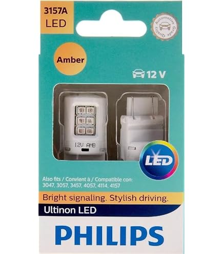Amazon.com: Philips 1157RLED Ultinon LED (Red), 2 Pack : Tools